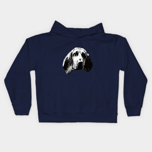 Bloodhound Face Kids Hoodie